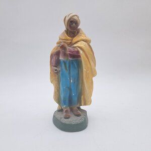 Vintage Plaster Nativity Figure Magi